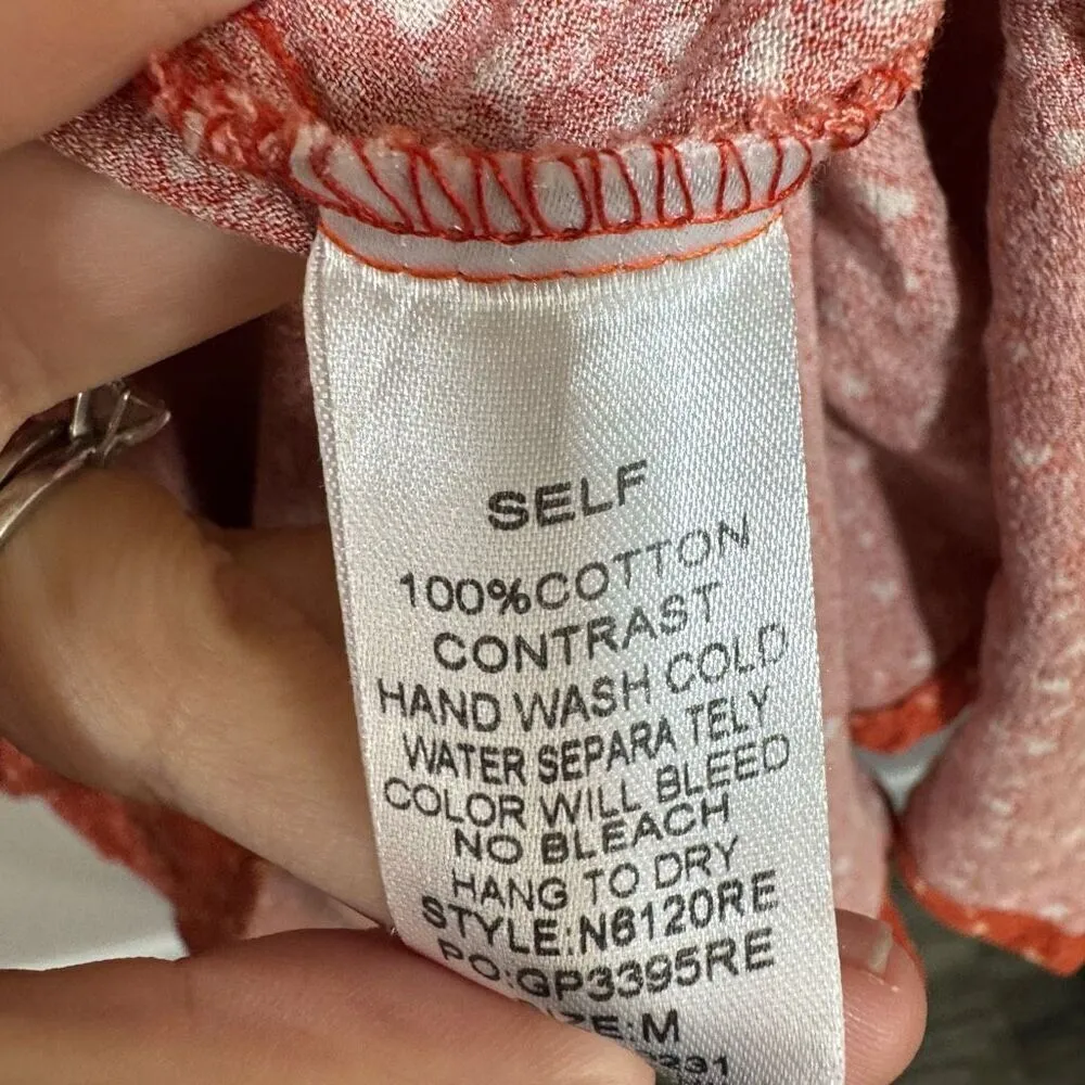 Kori American M Orange/Rust Mini Dress - Image 4