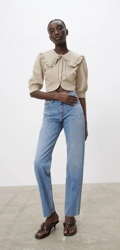 Peter Pan collar Top - Image 6