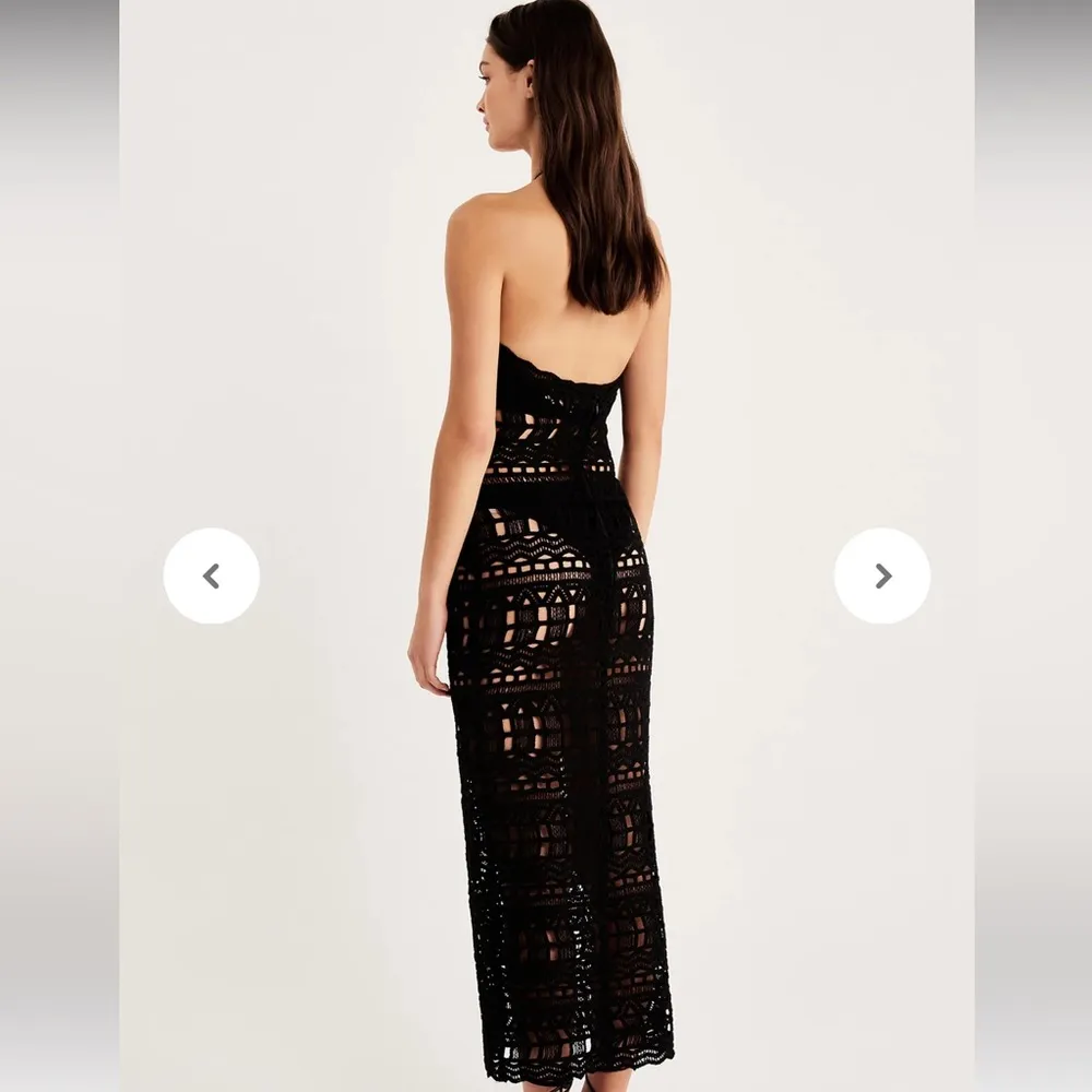 Revolve Rumer Ines Knit Black Maxi Dress Size Small - Image 4