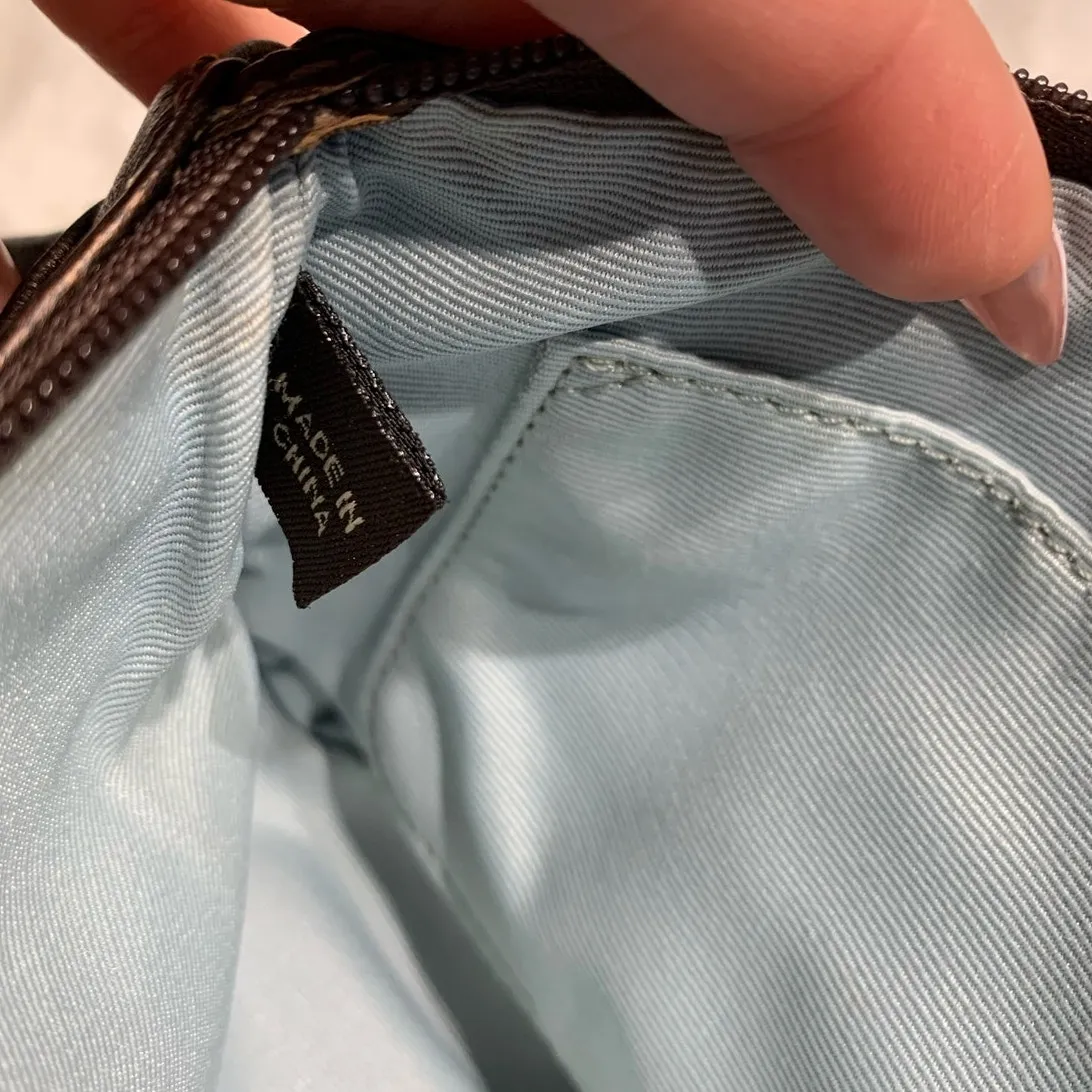 y2k COACH Bronze Turnlock Wristlet - Image 11