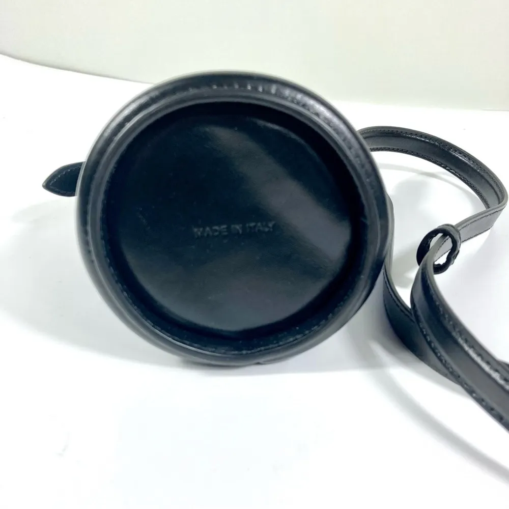 Mini The Curve Leather Crossbody Bag Electric Blue NEW - Image 6