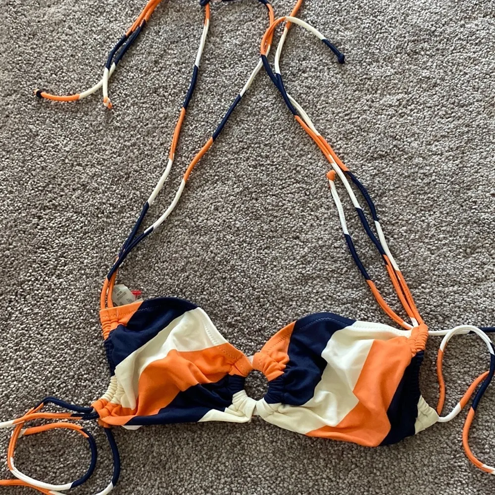 Victoria's Secret Multicolor Striped Bikini Set SIZE M - Image 2