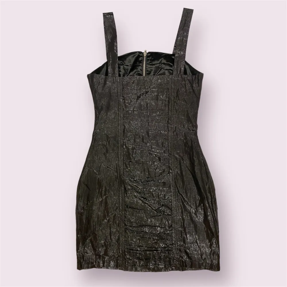 Walter Baker Black Shimmer Mini Dress size XS - Image 5
