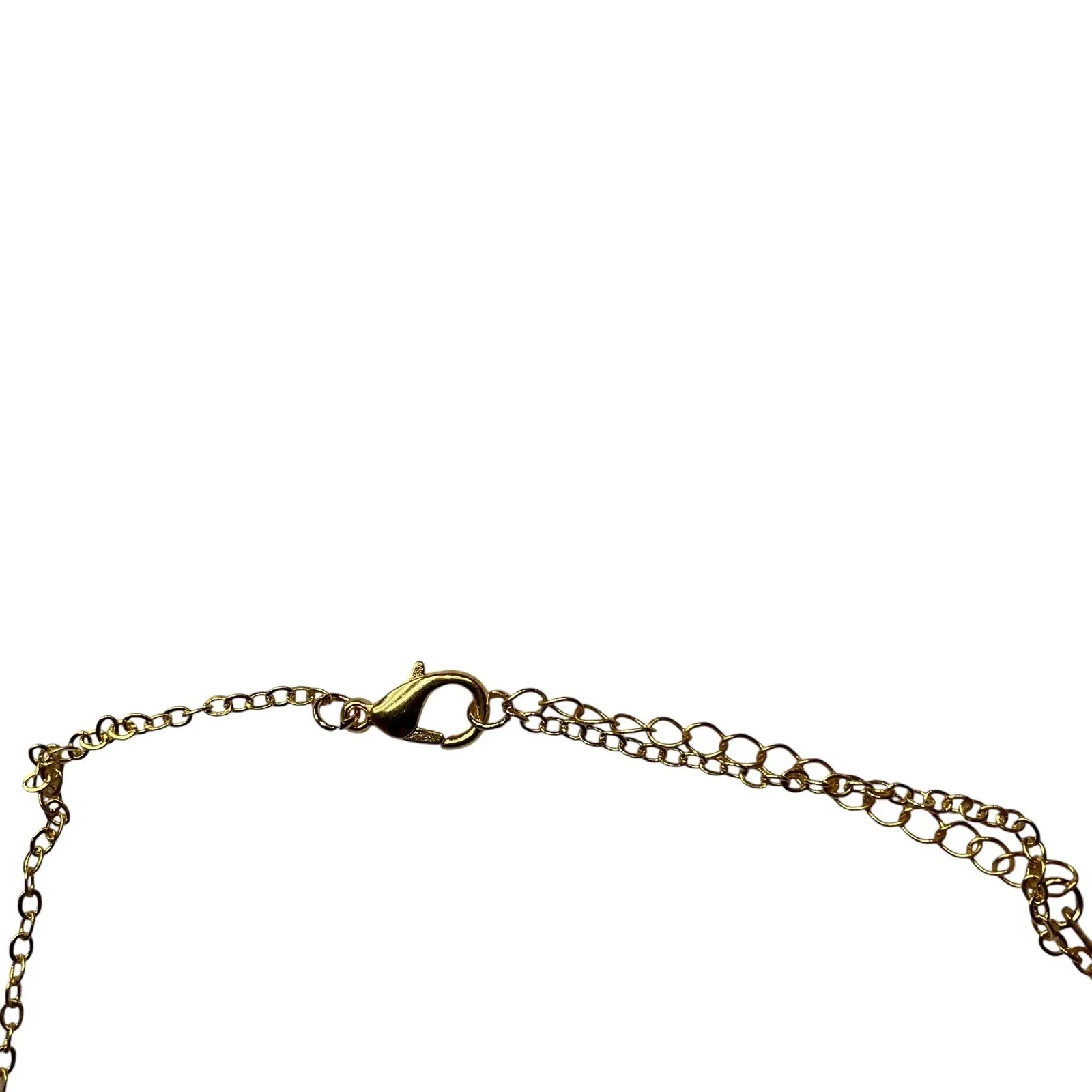 Unbranded‎ French Enamel Cable Chain Floral Daisies Basket Pendant Necklace OS Gold - Image 5