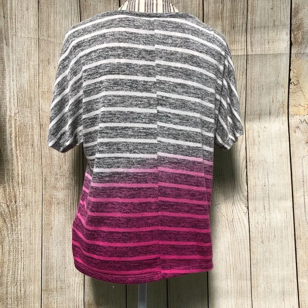 Pink & grey comfy casual small blouse - Image 5