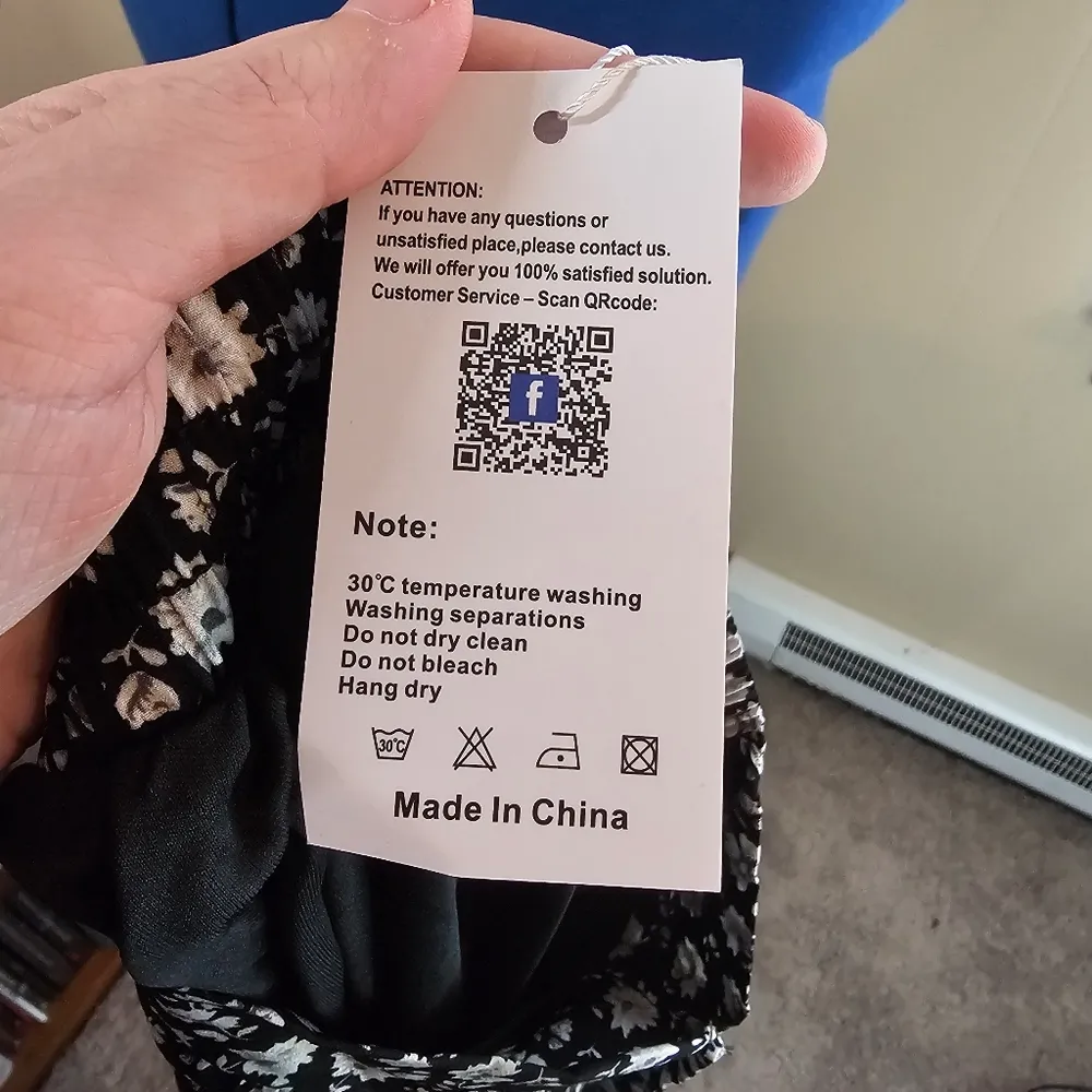 Pygfemr High Waisted Black Floral Bow Tie Belt Wrap Layered Skirt - Image 5