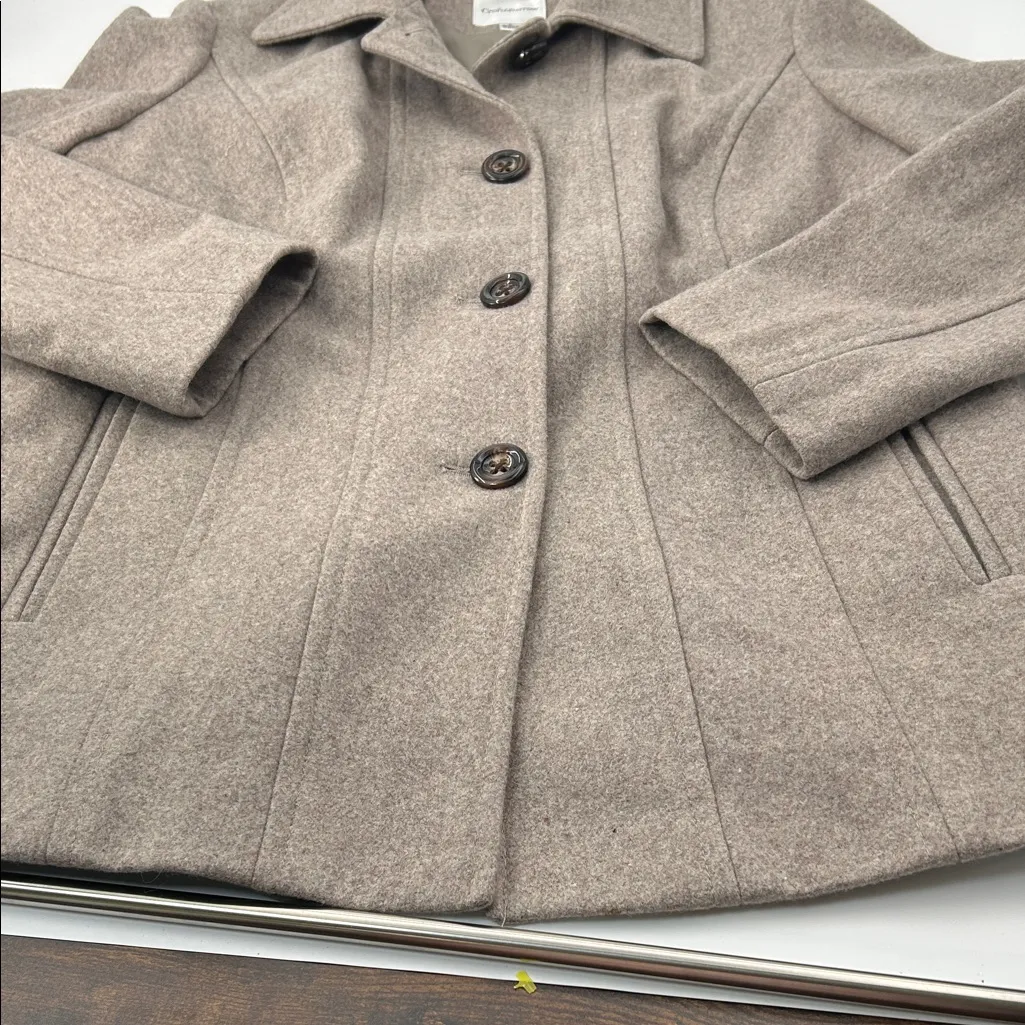 Croft & Barrow Women's Beige Trench Coat - Image 10