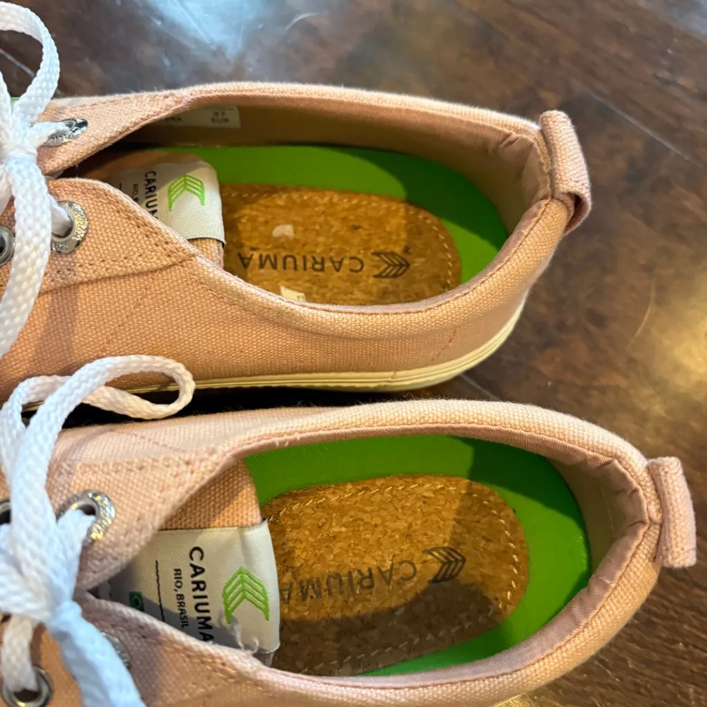 Cariuma OCA Low canvas sneakers rose pink Size 6.5 - Image 3