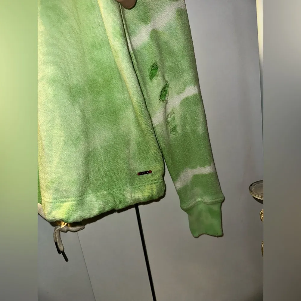 NWOT NWOT PHILANTHROPY Olympia Sweatshirt in Chartreuse Eclipse Tie Dye - Image 5