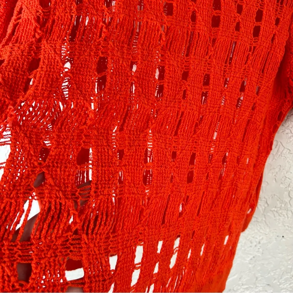 MOTH | Anthropologie Cut Out Knit Short Sleeve Sweater - Image 7