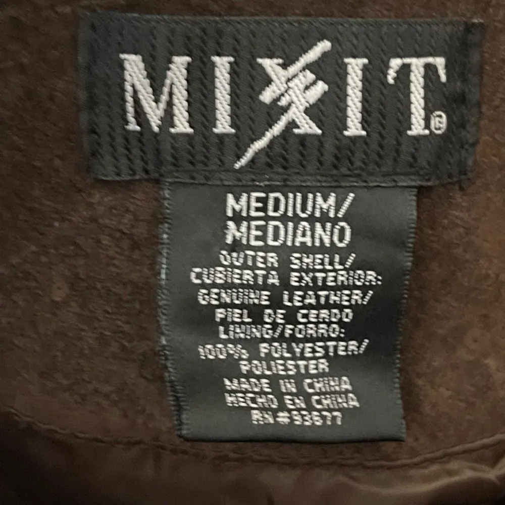 Mixit Vintage  Suede Blazer Jacket Brown - Image 3