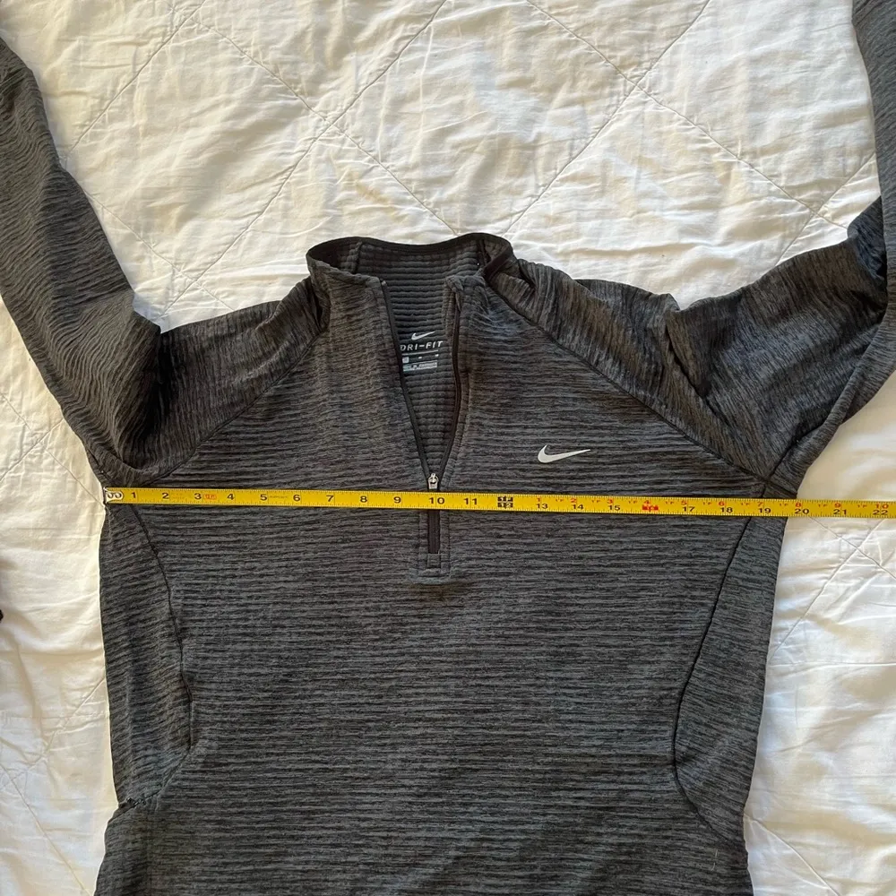 Charcoal Nike Dri Fit quarter zip - Image 5
