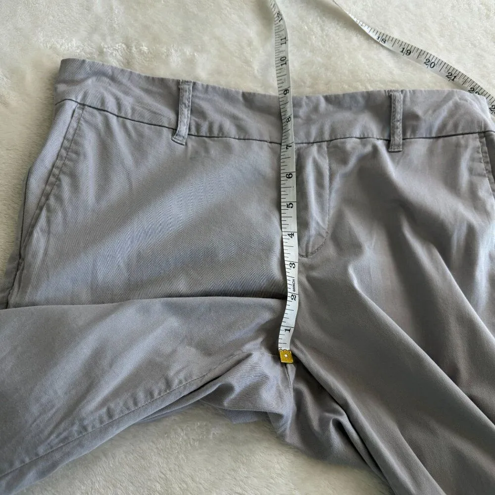 Kut From The Kloth Pants Womens Size 4 Gray Taylor‎ Crop Trouser Slim Fit Khaki - Image 10