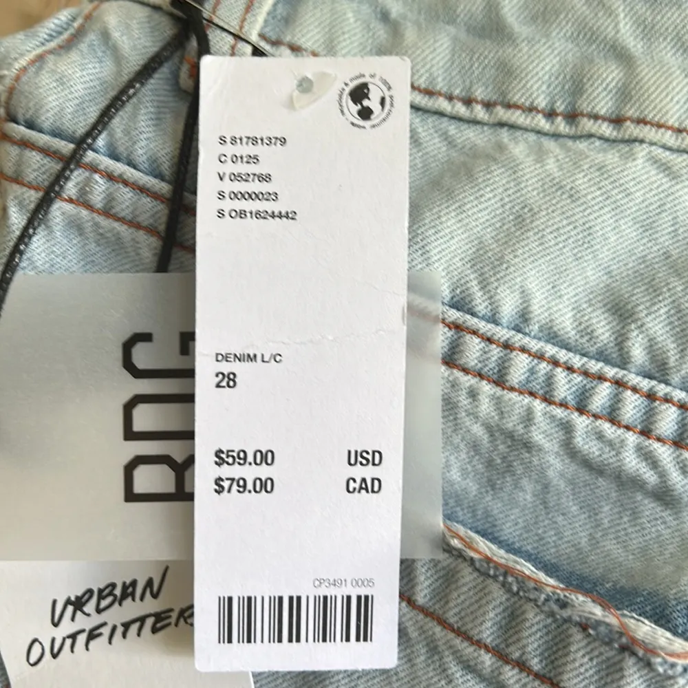 Urban outfitters BDG Cut Off Jean Shorts sz 28 NWT - Image 9