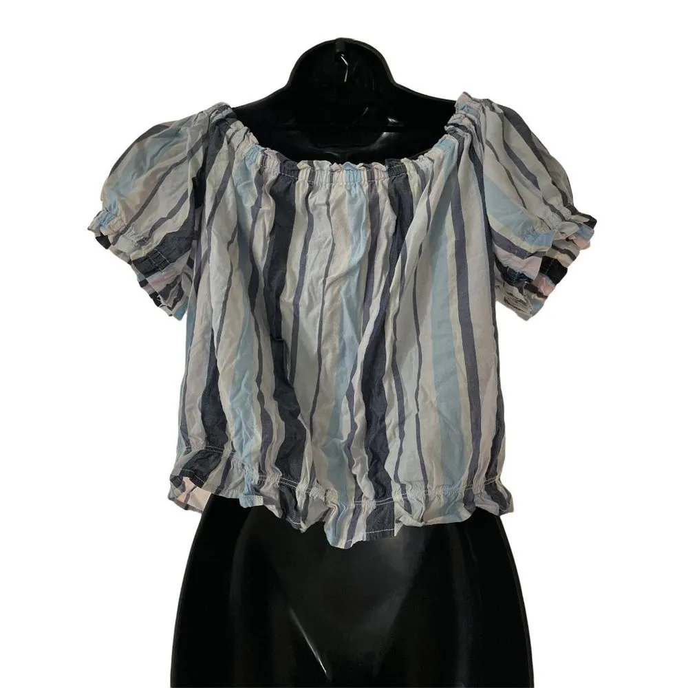 Arizona Jean Company 2x off shoulder crop top blouse - Image 5