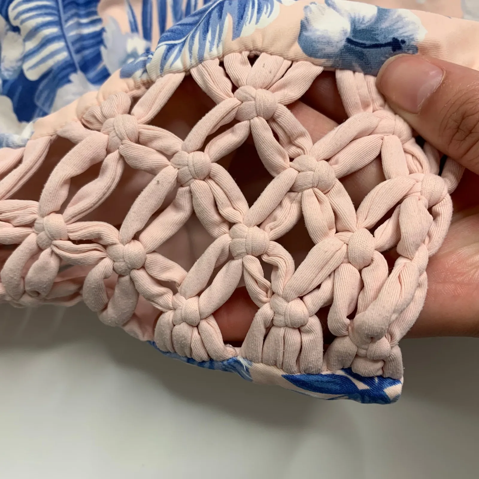 Frankie’s Bikinis Camilla One Piece Floral Pink Cutout Womens Cheeky Size XS - Image 5