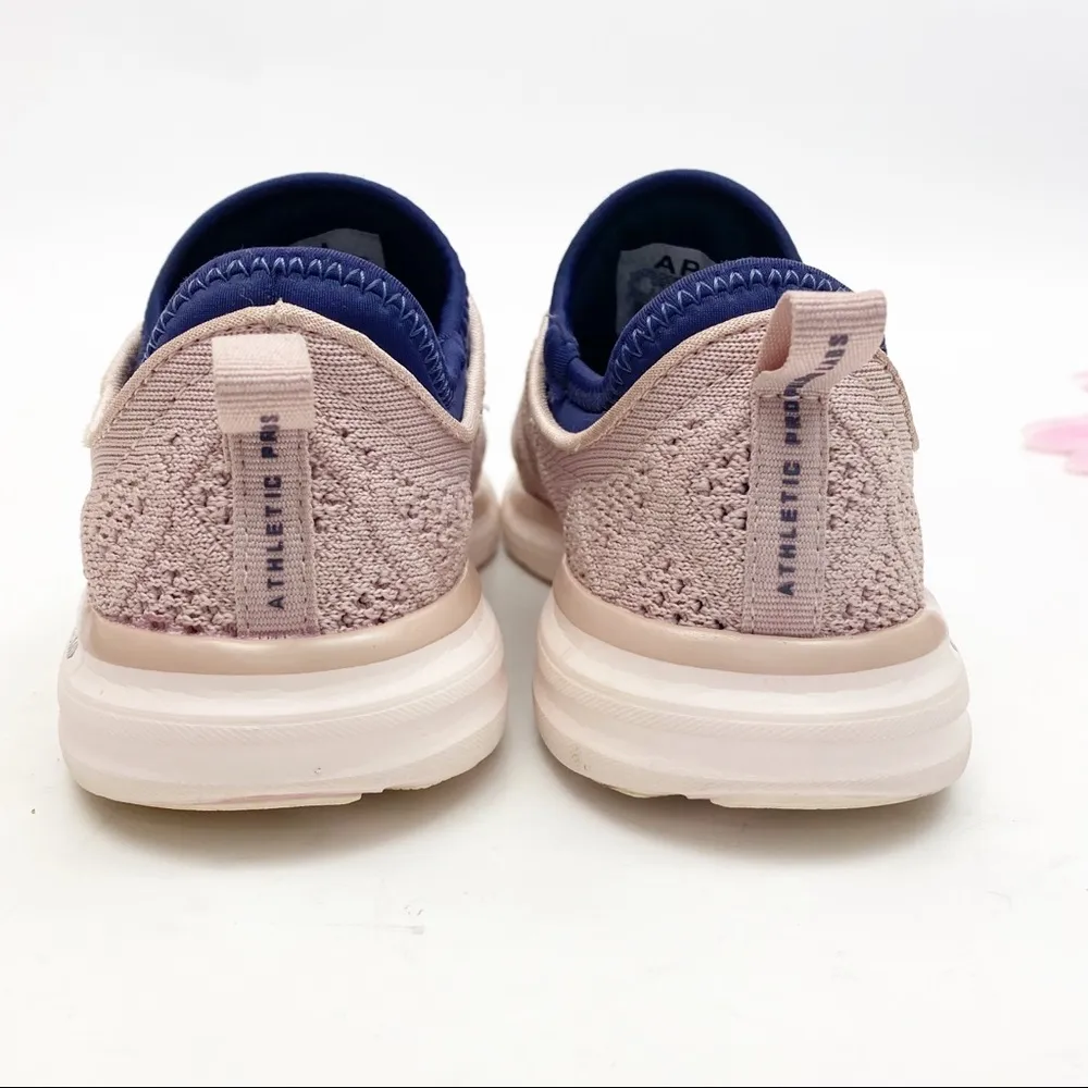 APL Techloom Phantom Trainers Sneakers: Rose Dust Pink/Navy Blue - Image 9