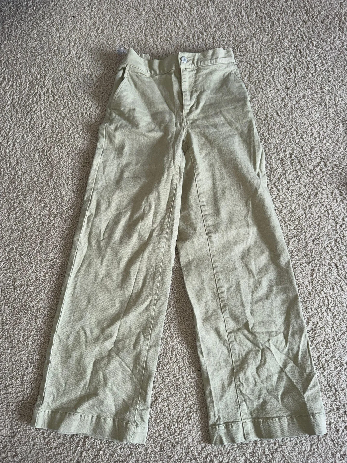 OAK+FORT Green Wide Leg Pants - Image 2