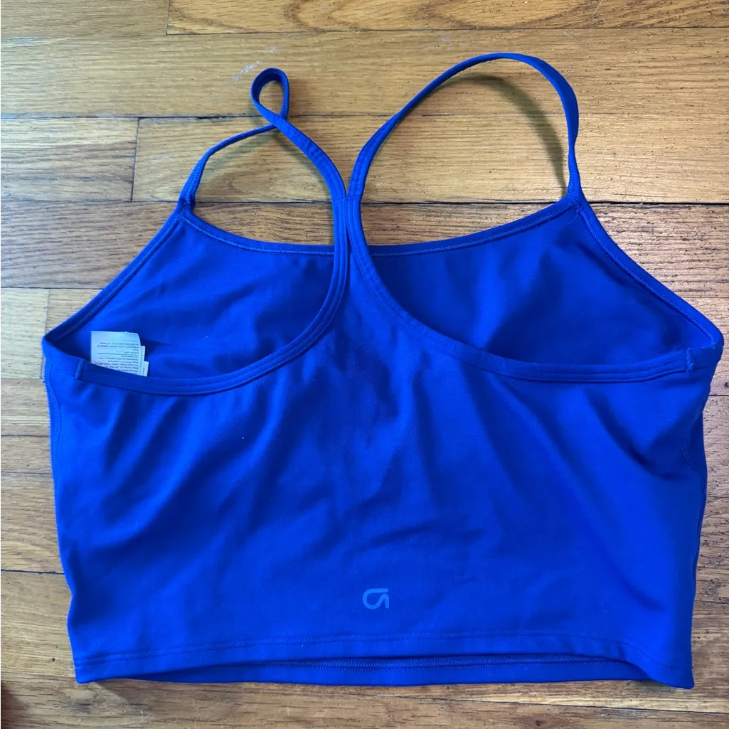 GapFit High Rise Power Full Length Leggings S & Power Racerback Brami M SET Blue - Image 9