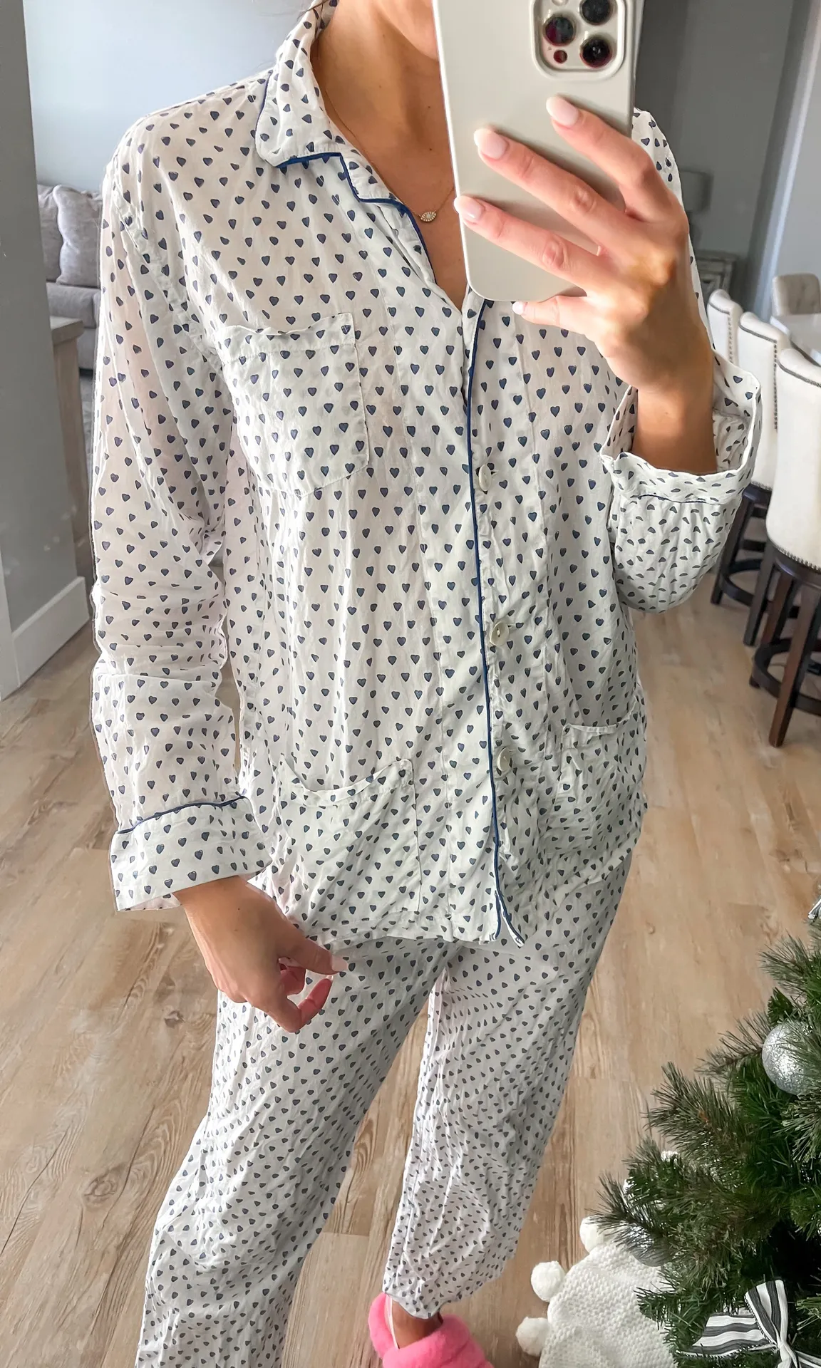 Roller Rabbit Blue Heart Pajama Set - Image 6