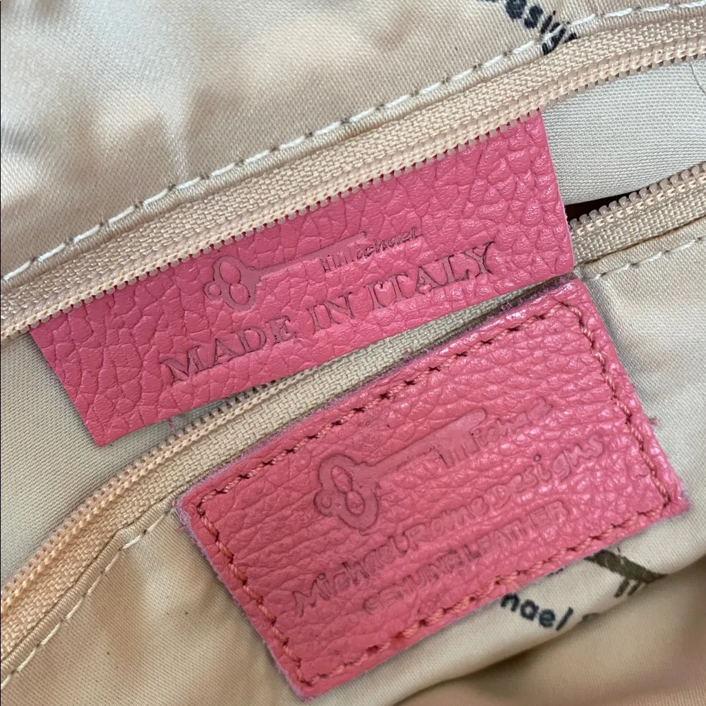 Michael Rome Designs pink leather large purse - Image 5
