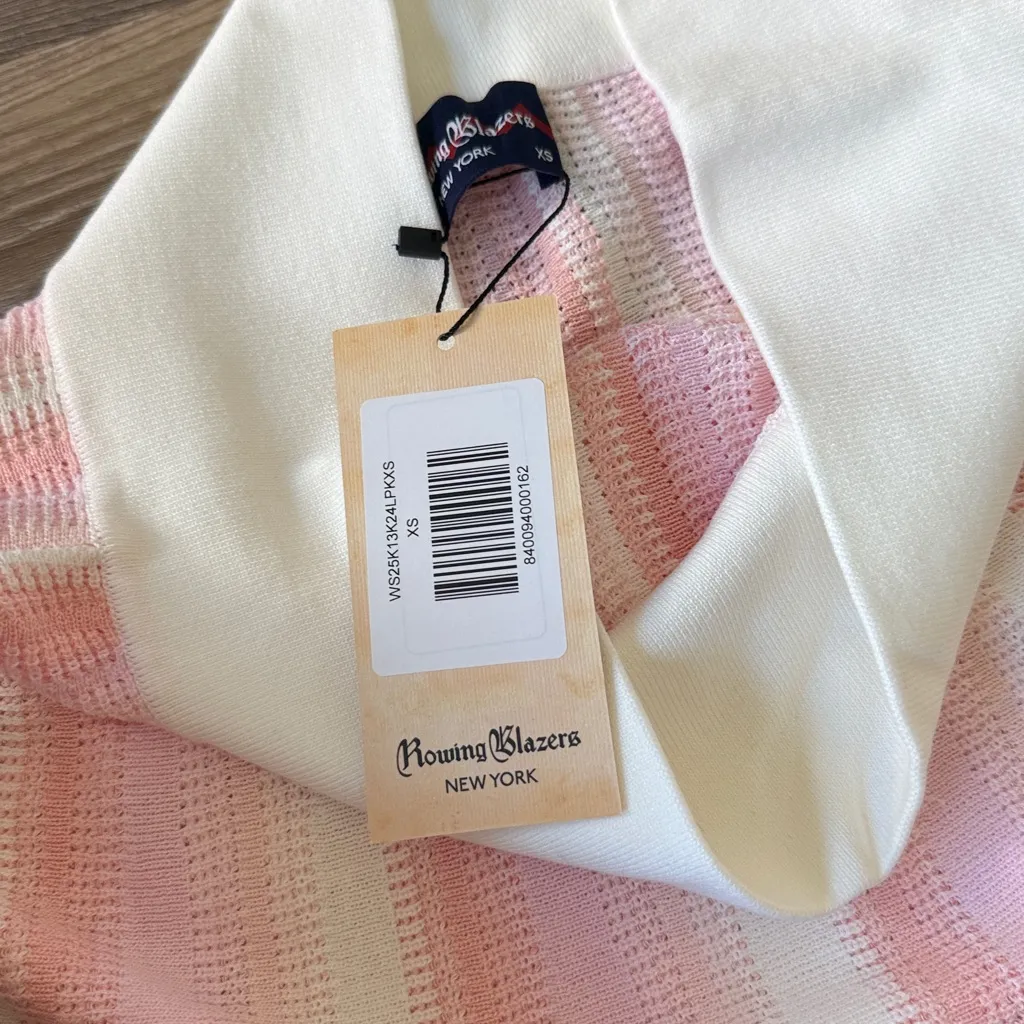 NWT rowing blazers knit skirt in light pink Size XS - Image 7