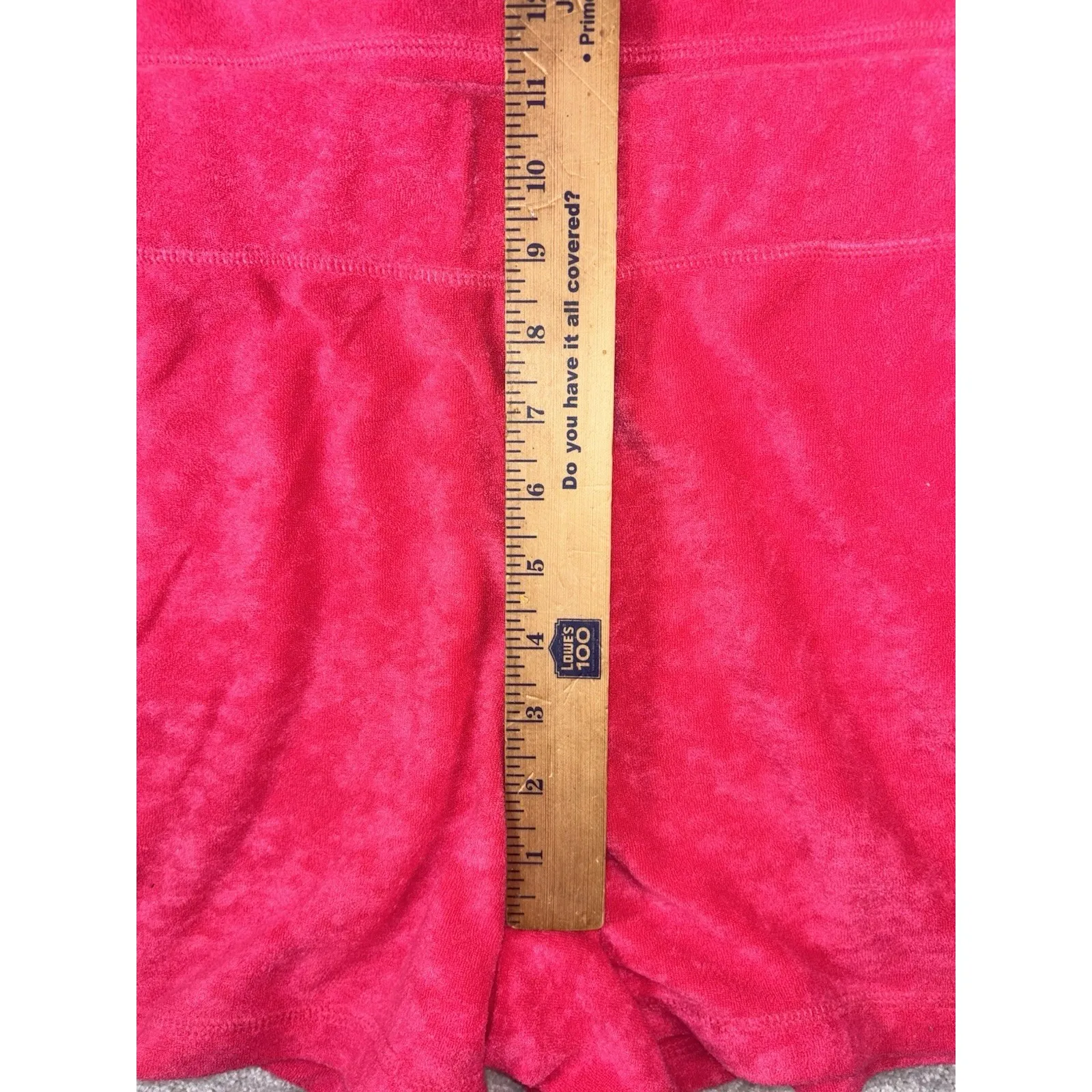 juicy couture shorts tracksuit watermelon terrycloth velour large Pockets - Image 9