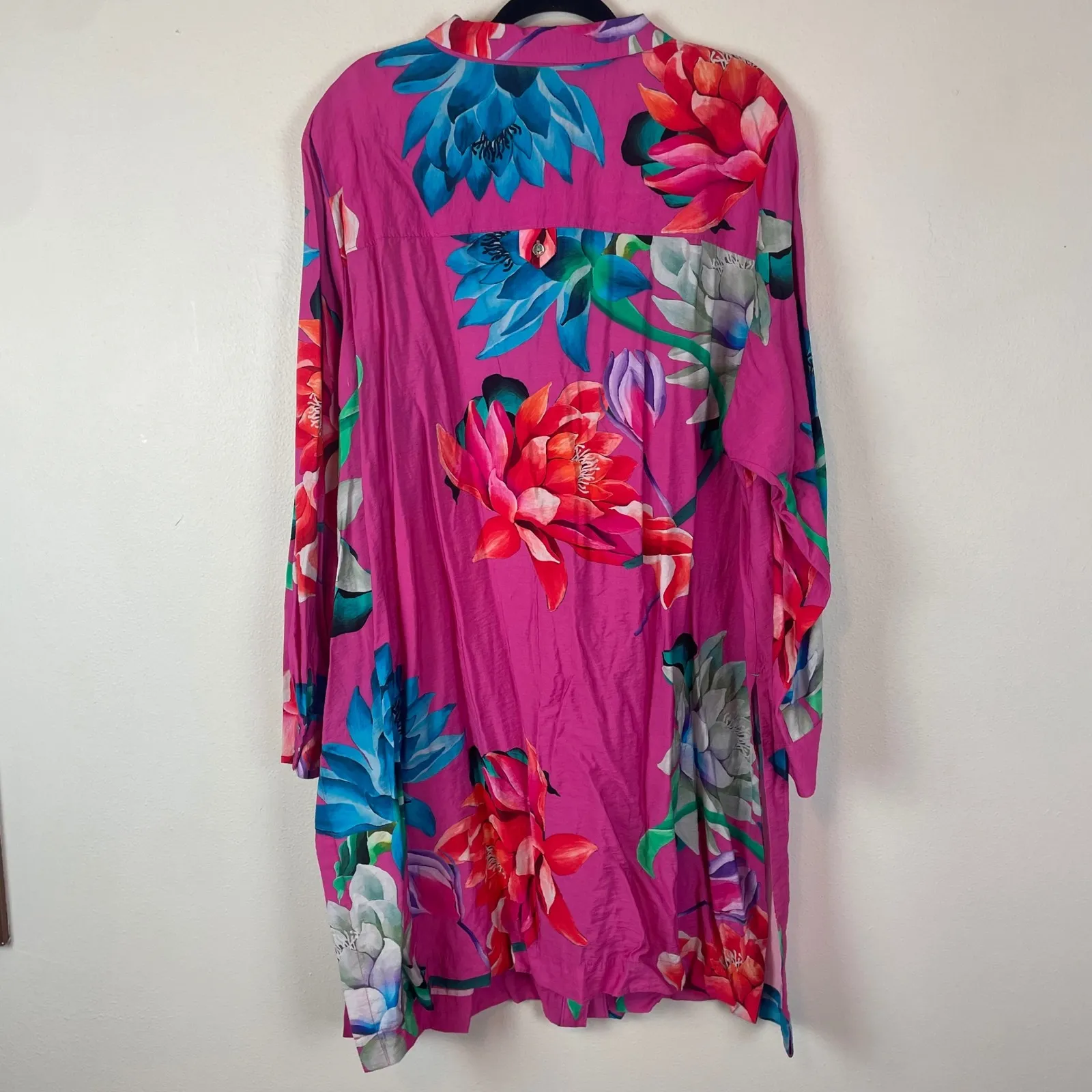 Maeve Anthropologie Floral Print Button Front‎ Shirt Dress 3X Plus Size - Image 8