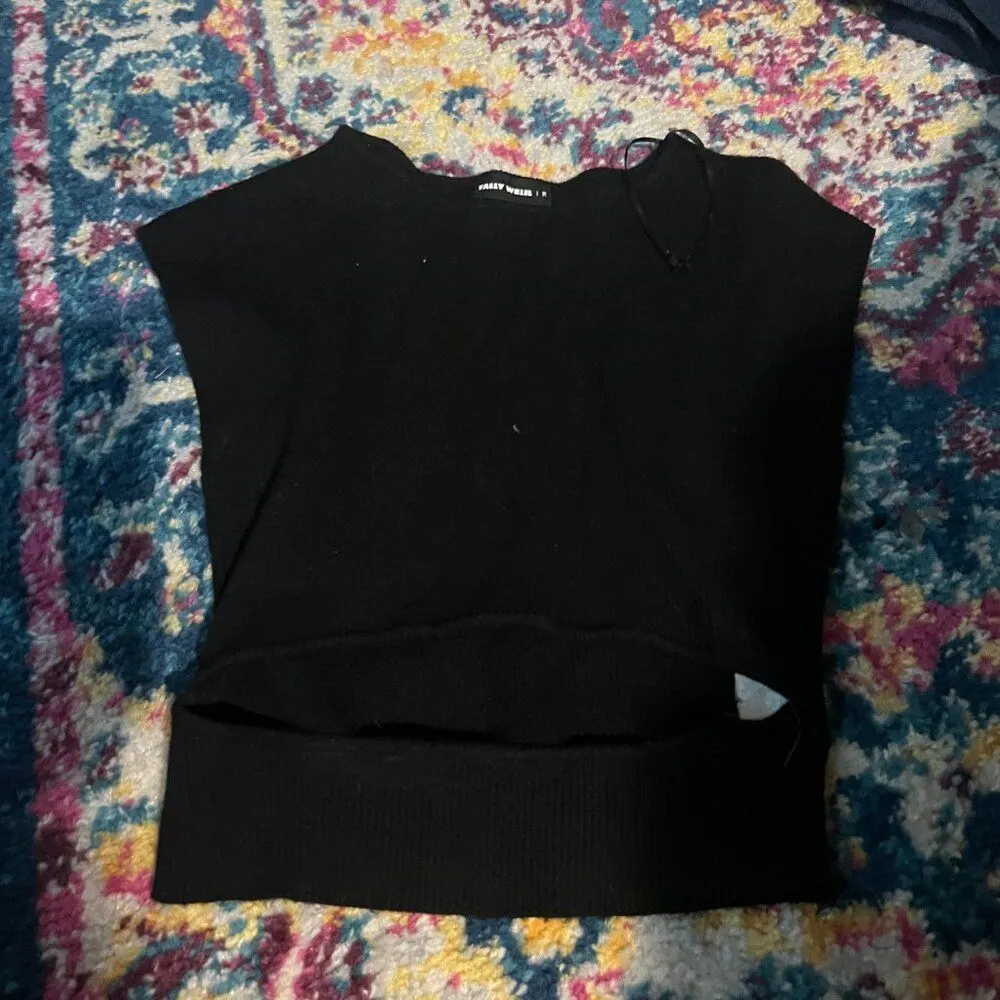 Tally WeiJL medium black top - Image 3