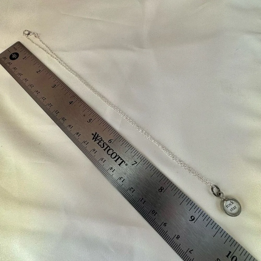 Skeleton rock star small pendant necklace - Image 8