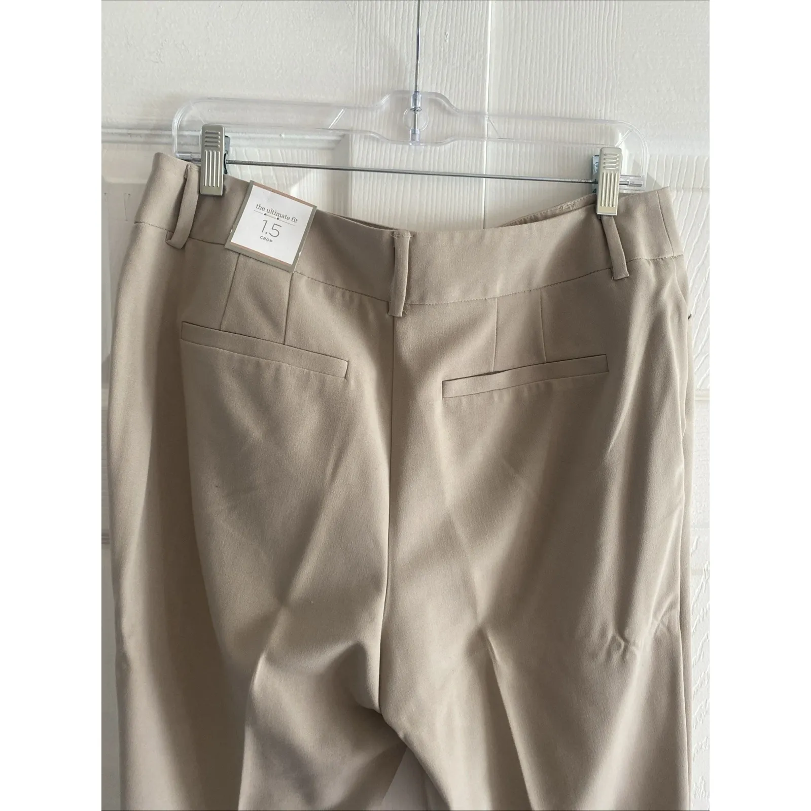Chicos 1.5 Womens Ultimate Fit Chino Cuff Ankle Tibet Taupe NEW Corpcore Capsule - Image 4