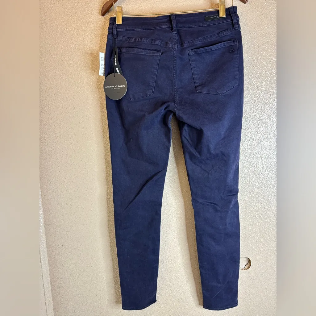 Articles of Society women's dark blue skinny jeans Size 29 - Image 4