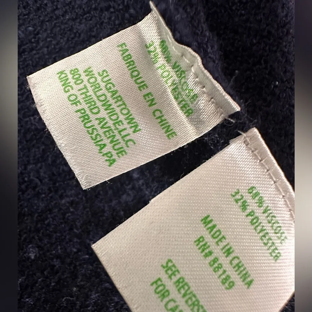 Lilly Pulitzer Lucita Fringe navy open front cardigan size XS - Image 12