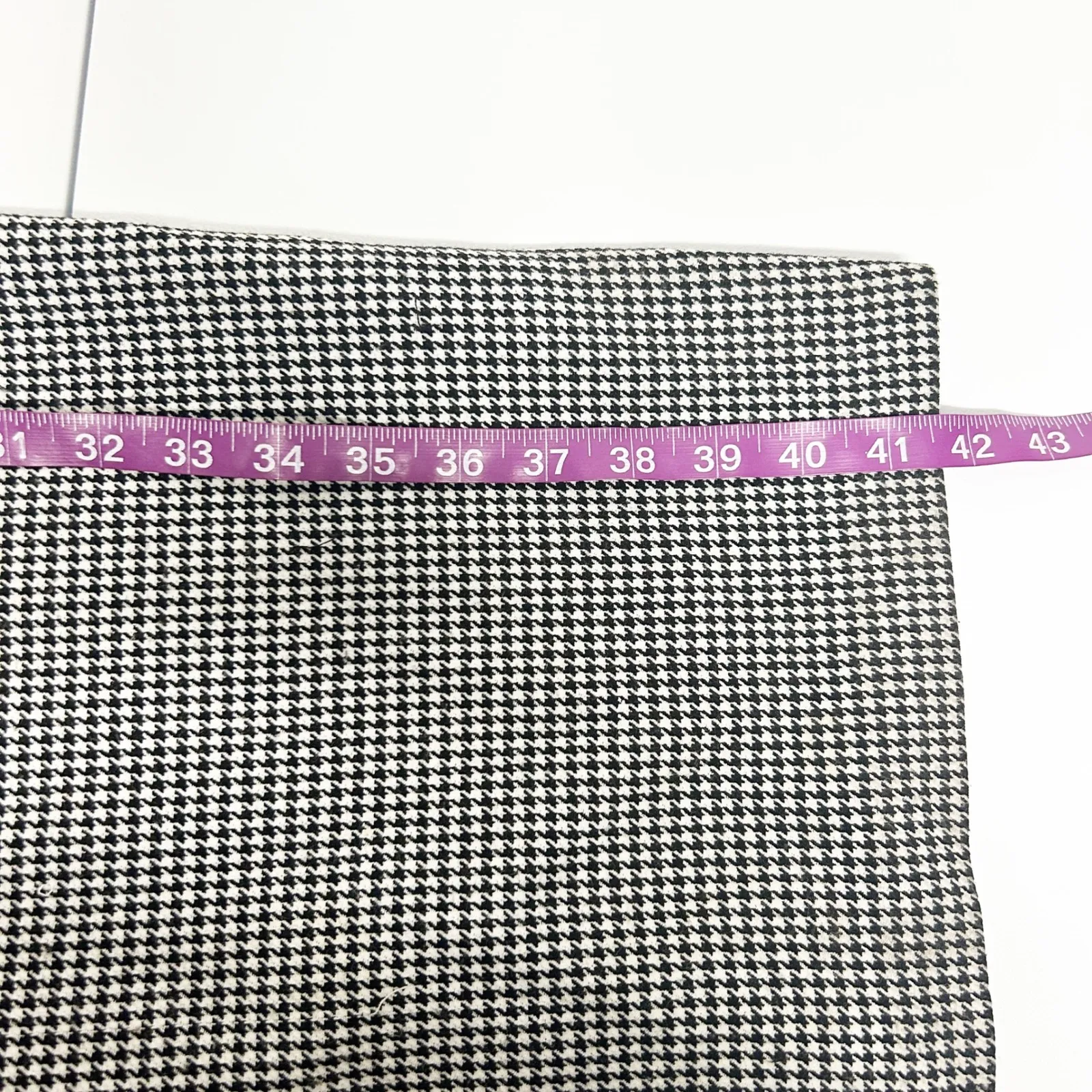 Zara Womens Career Work Office Siren Houndstooth Knit Pencil Sheath Dress Size S - Image 12