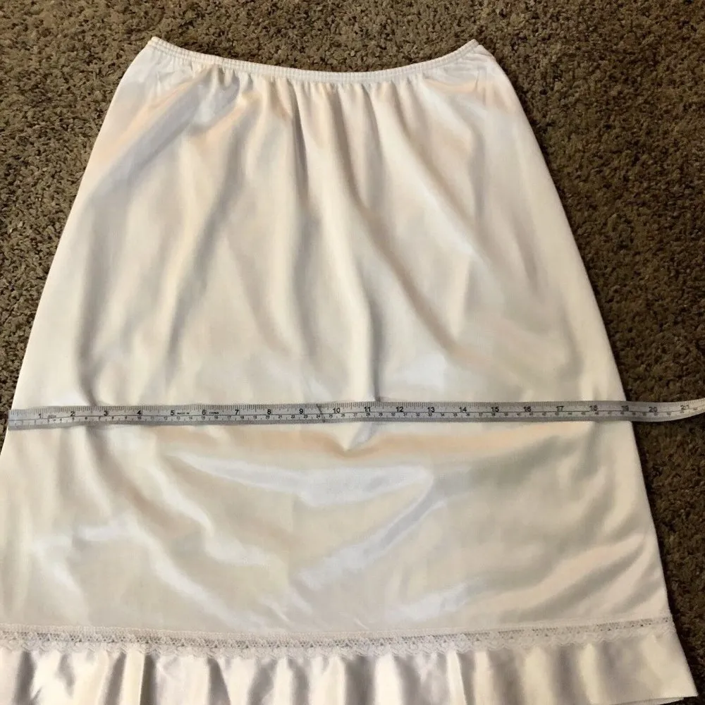 Vintage Sears Half Slip Womens M Used Cream Size M - Image 6