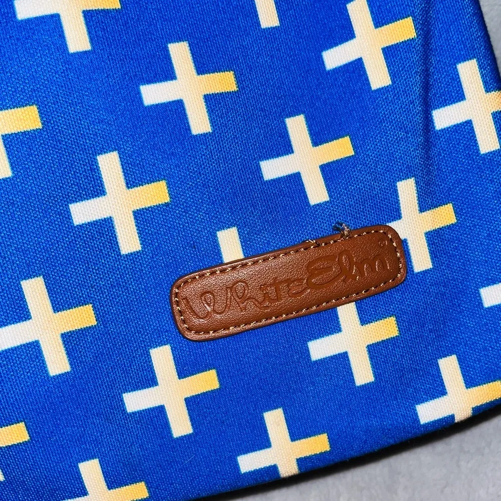 WHITE ELM Crossbody Tote Bag Blue - Image 4