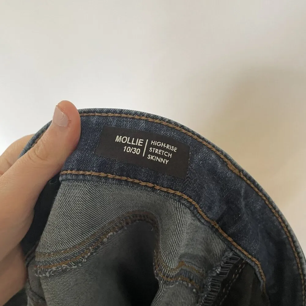 Buffalo David Bitton High-Rise Skinny Jeans Size 10/30 Dark Wash Denim pants - Image 6