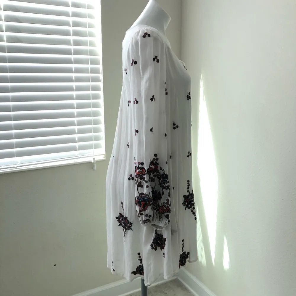 Free People Oxford Embroidered Mini Dress Size XS - Image 13