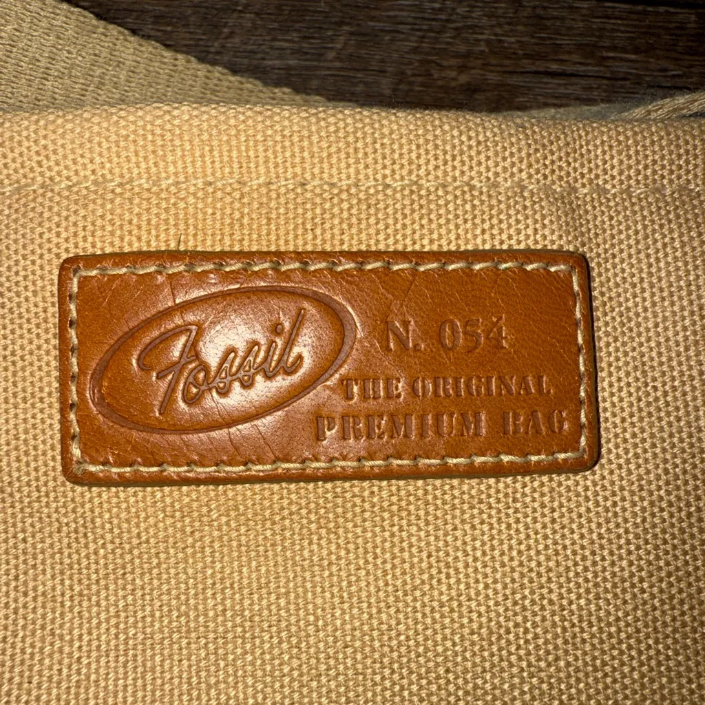 Vintage Fossil Canvas Mini Tote Camera Bag - Image 7