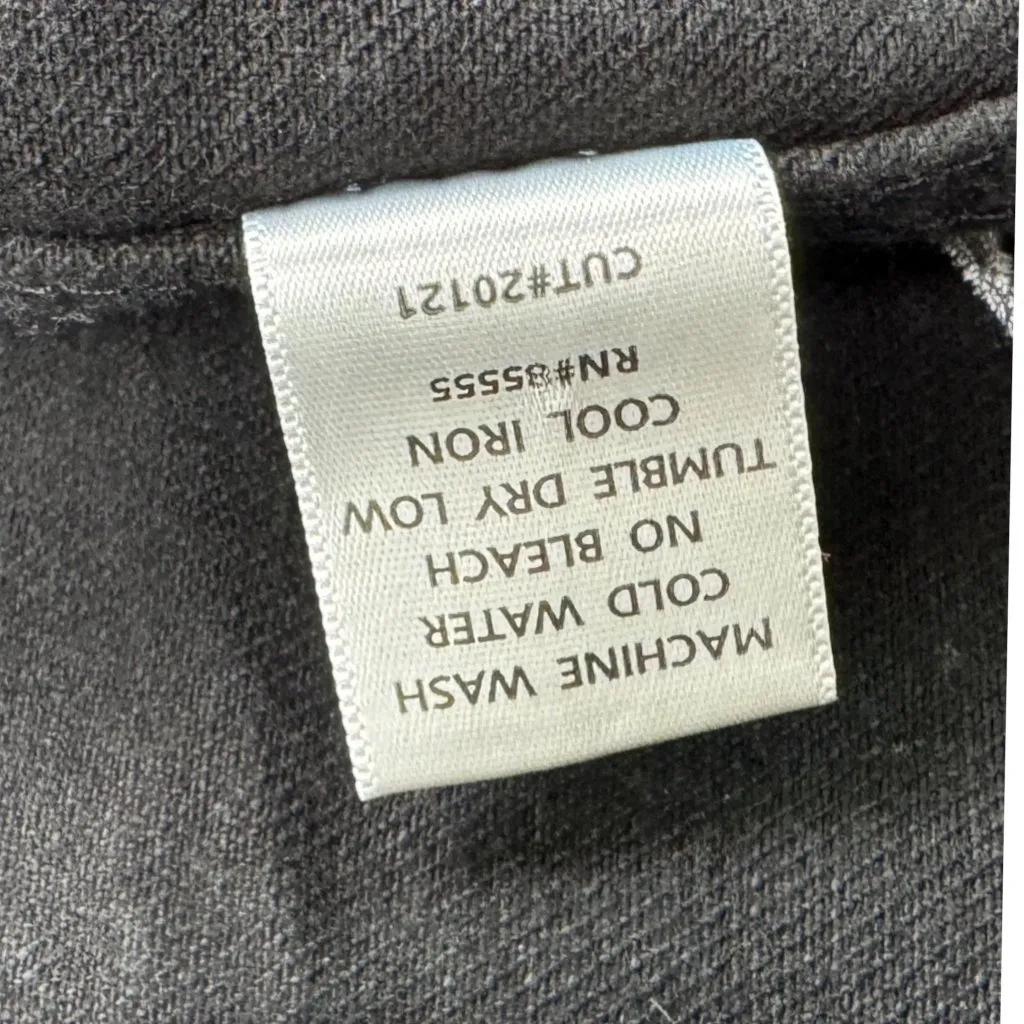 PISTOLA Brando Star‑Embroidered Denim Jacket S Black Raw Hem Silver Stars - Image 7