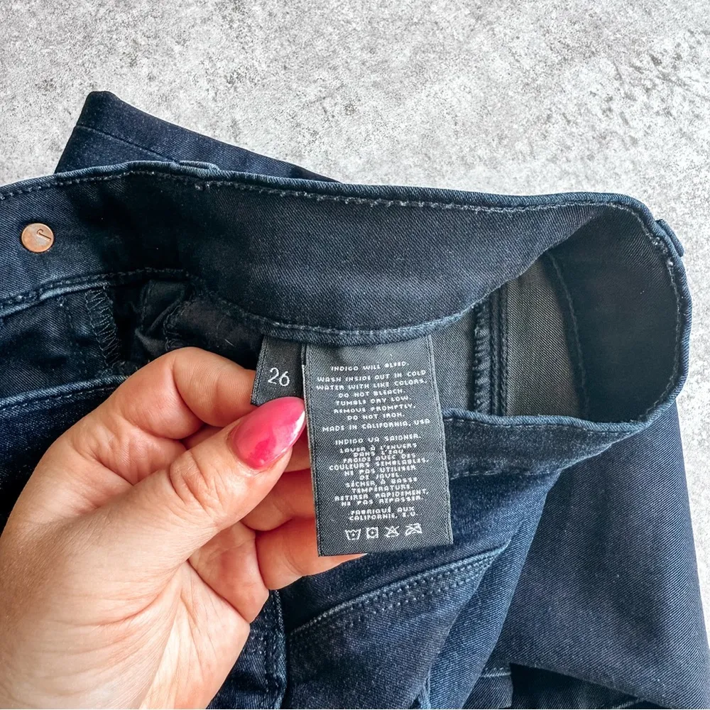 J Brand Dark Navy Super Skinny Jean Size 26 - Image 9