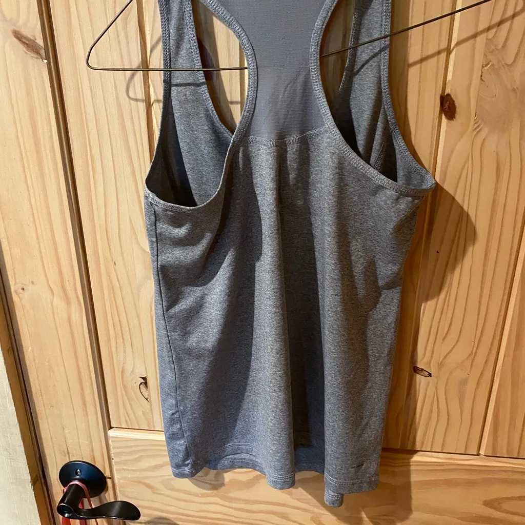Danskin Heather Gray Women's Tank Top - Image 4