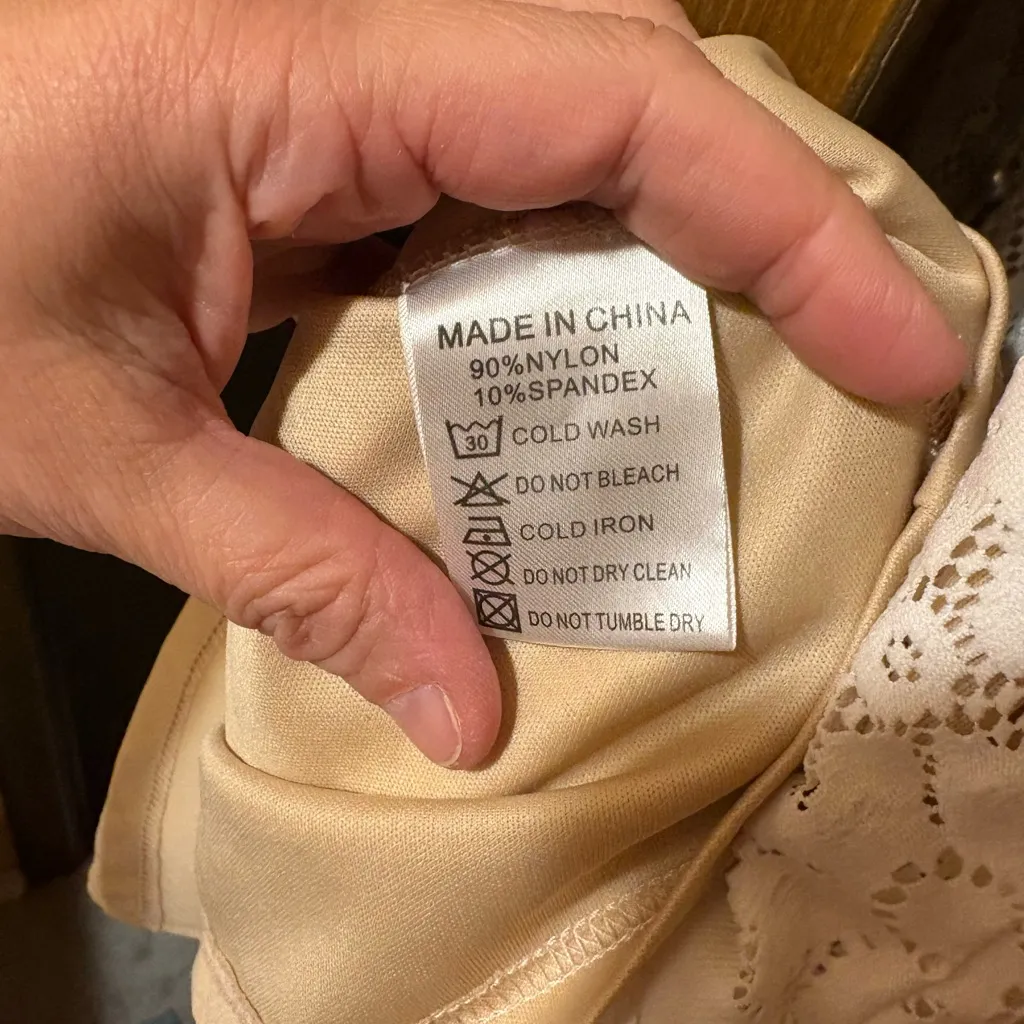 Ivy City Co. Monroe Lace Button Down Midi Dress in White - Image 9