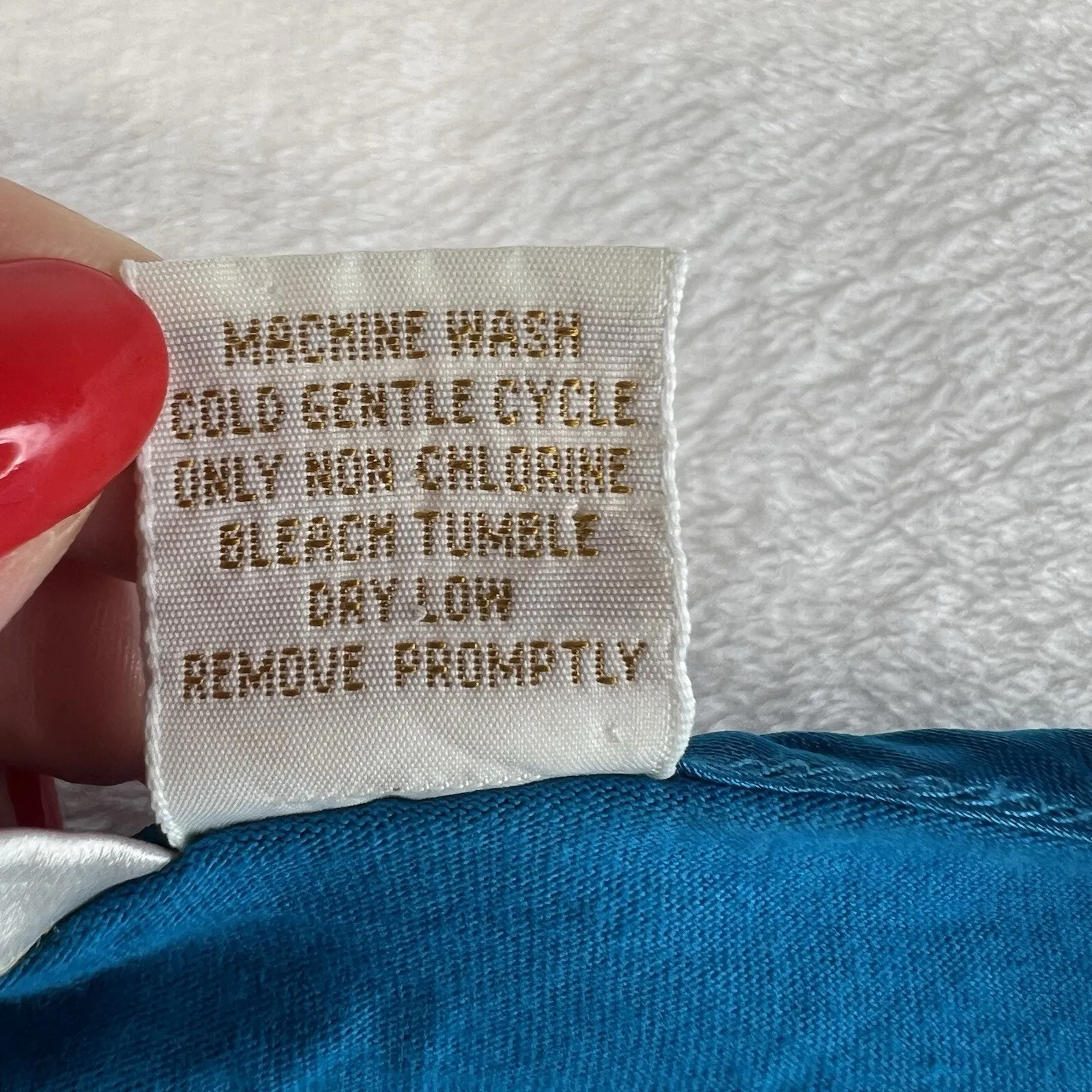 Vintage Victoria’s Secret M / L Night Shirt Gold Label T-Shirt Embroidered Logo - Image 6