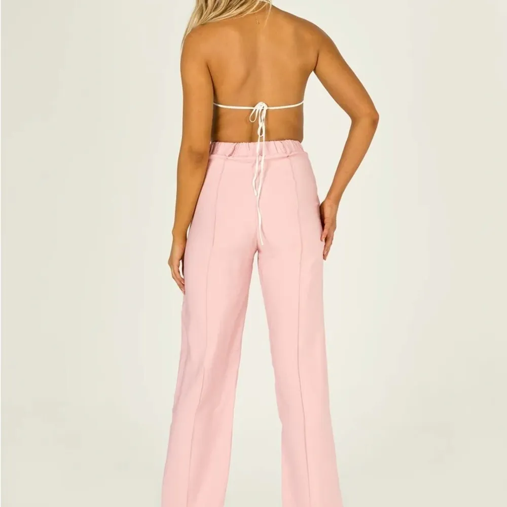Princess Polly Kirstyn Pants Size 8X31” Pink Straight Leg High Waisted Preppy - Image 11