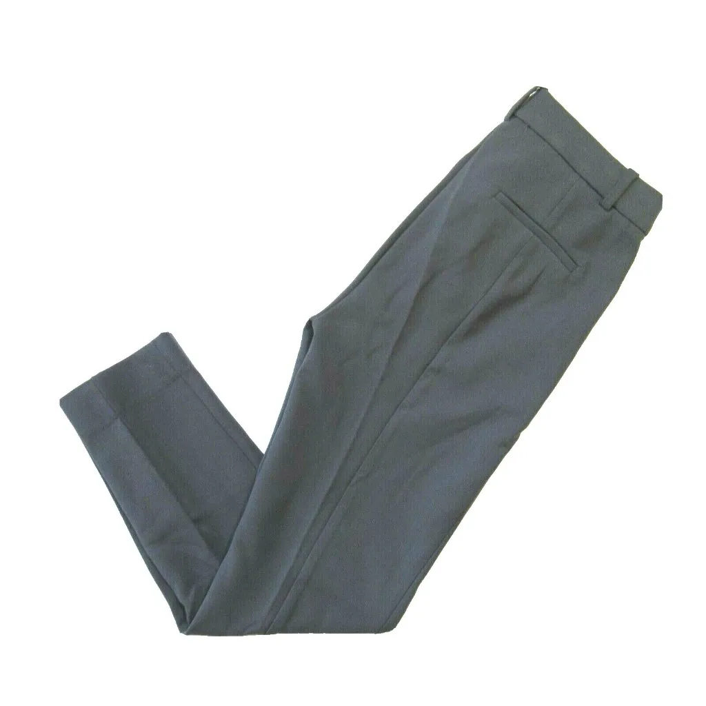 NWT J.Crew 365 High Rise Cameron Graphic Charcoal Four Season Stretch Pants 4P - Image 2