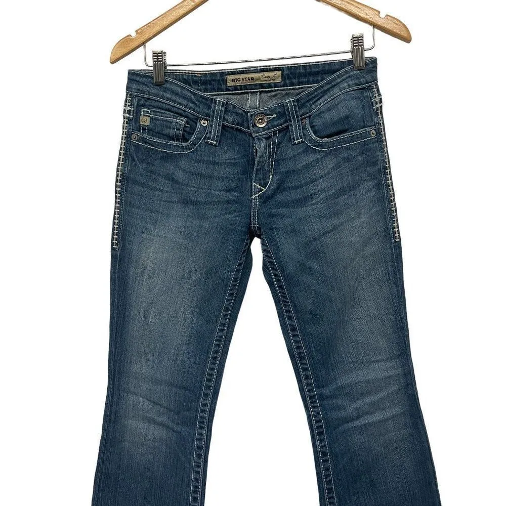 Buckle BKE Big Star Casey K Low Rise Long Tall Bootcut Stretch Denim Jeans 27L - Image 51