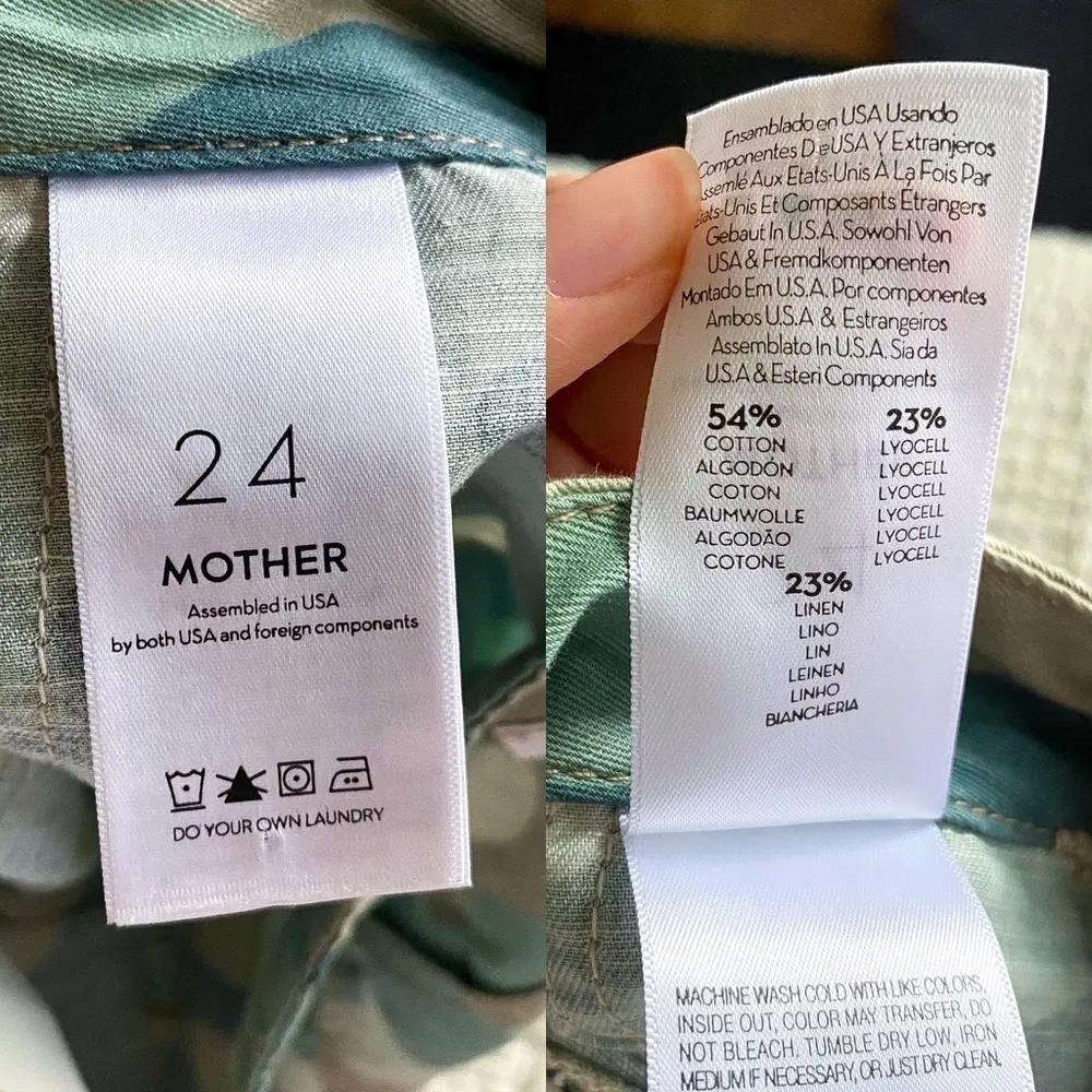 MOTHER The Shaker Chop Crop 24 Blue - Image 7