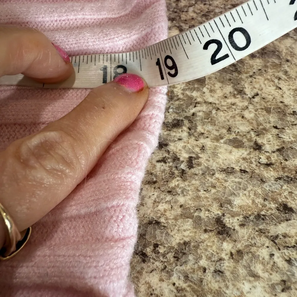 Lovers Friends Pink Turtleneck Knit Sweater - Image 4