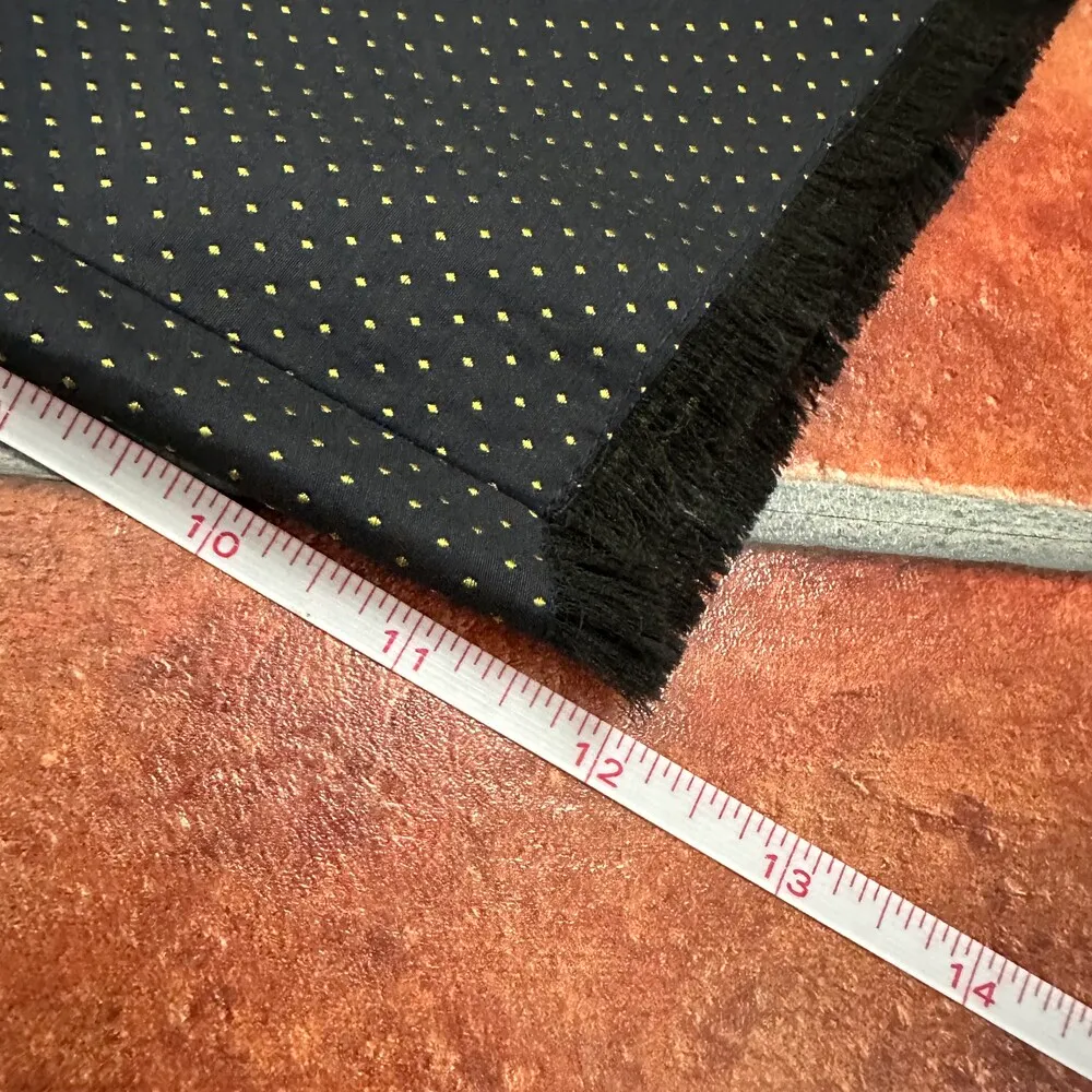 3.1 Phillip Lim Black Yellow Polka Dot Flat Front Knee Length Shorts Size Medium - Image 5